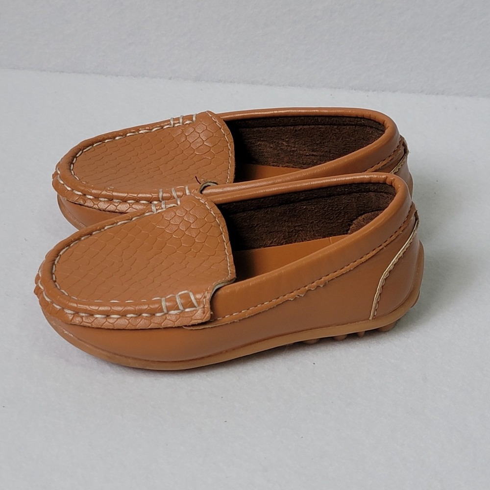 Toddler Little Kid Boys Girls Soft Slip On Loafers Dress Flat Shoes Boat Size 24